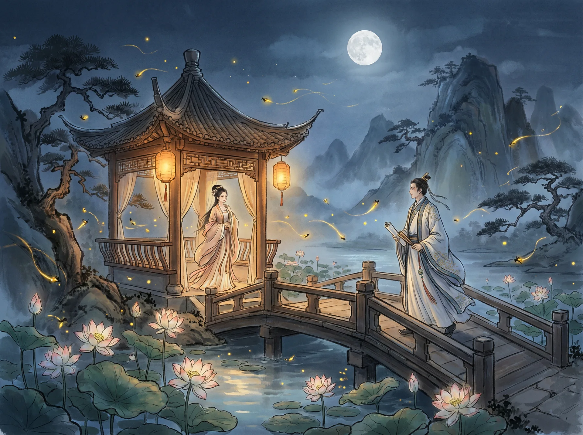 一品探花 - 月下亭台